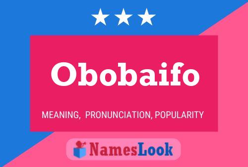 Pôster do nome Obobaifo