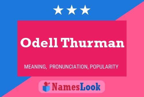 Pôster do nome Odell Thurman