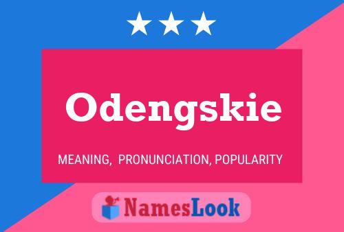 Pôster do nome Odengskie