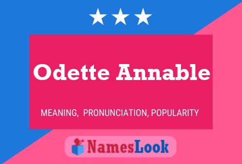 Pôster do nome Odette Annable