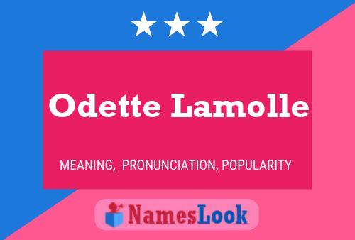 Pôster do nome Odette Lamolle