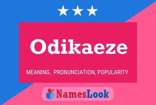 Pôster do nome Odikaeze