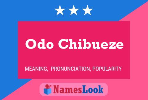 Pôster do nome Odo Chibueze