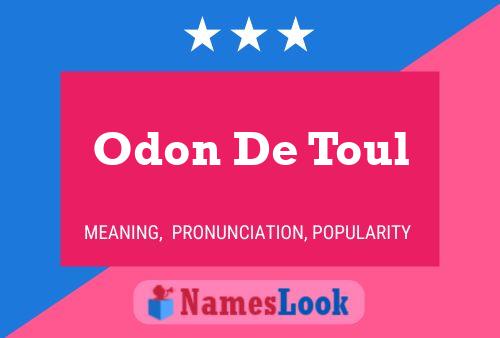 Pôster do nome Odon De Toul