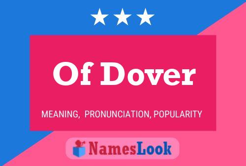 Pôster do nome Of Dover