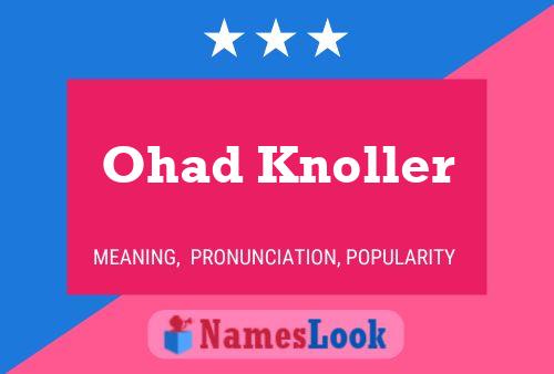 Pôster do nome Ohad Knoller