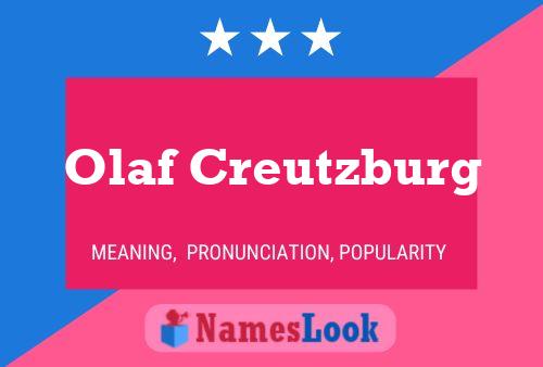 Pôster do nome Olaf Creutzburg