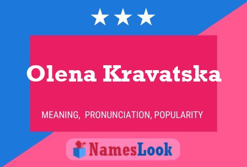 Pôster do nome Olena Kravatska