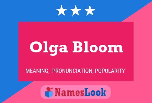 Pôster do nome Olga Bloom