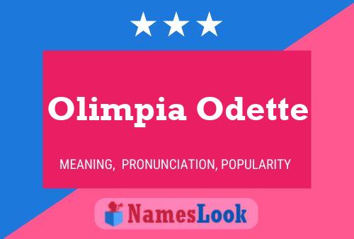 Pôster do nome Olimpia Odette