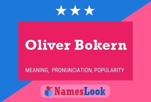 Pôster do nome Oliver Bokern