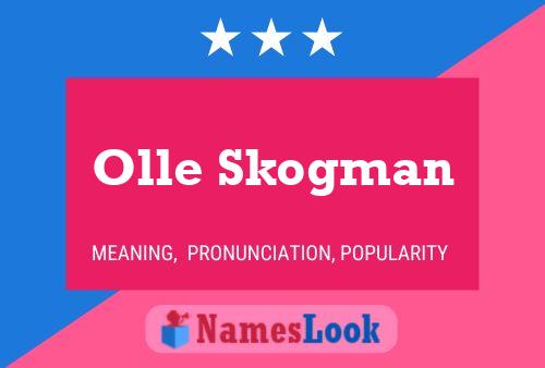 Pôster do nome Olle Skogman