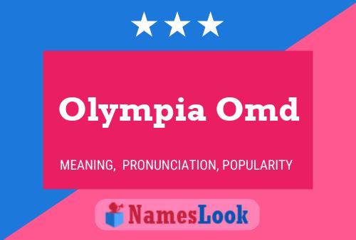 Pôster do nome Olympia Omd