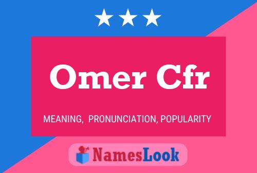 Pôster do nome Omer Cfr