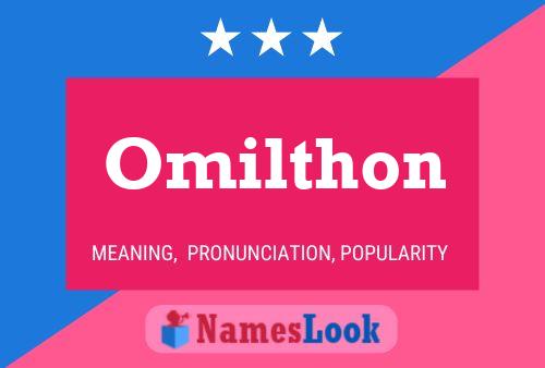 Pôster do nome Omilthon