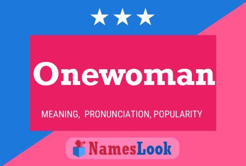 Pôster do nome Onewoman