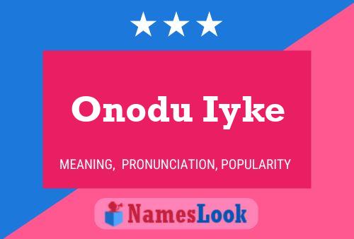 Pôster do nome Onodu Iyke