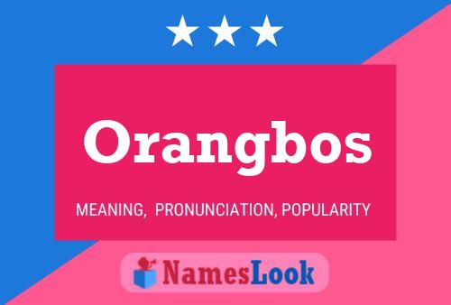 Pôster do nome Orangbos