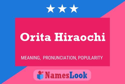 Pôster do nome Orita Hiraochi