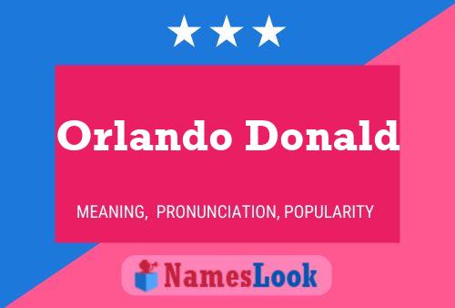 Pôster do nome Orlando Donald