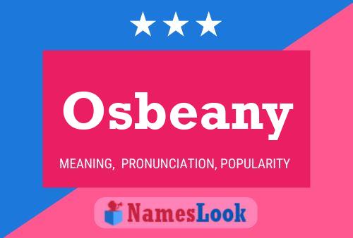 Pôster do nome Osbeany