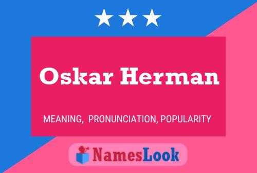 Pôster do nome Oskar Herman