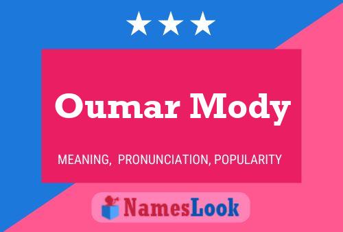 Pôster do nome Oumar Mody