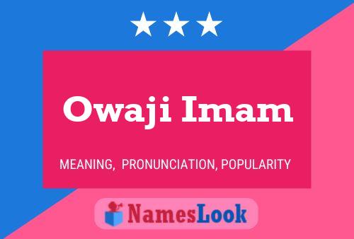 Pôster do nome Owaji Imam