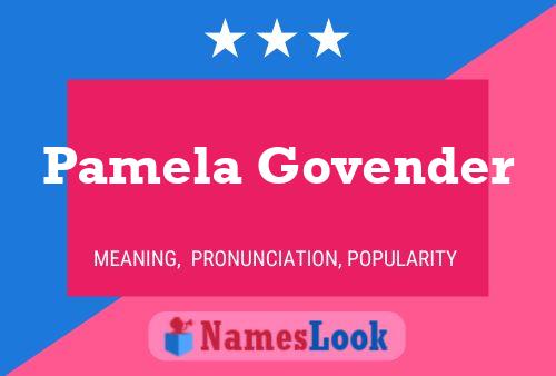 Pôster do nome Pamela Govender