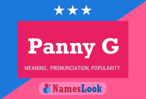 Pôster do nome Panny G