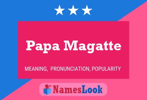 Pôster do nome Papa Magatte