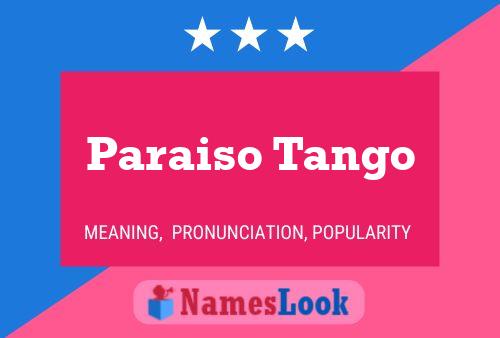 Pôster do nome Paraiso Tango