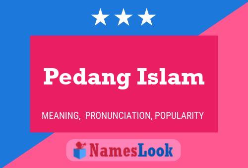 Pôster do nome Pedang Islam