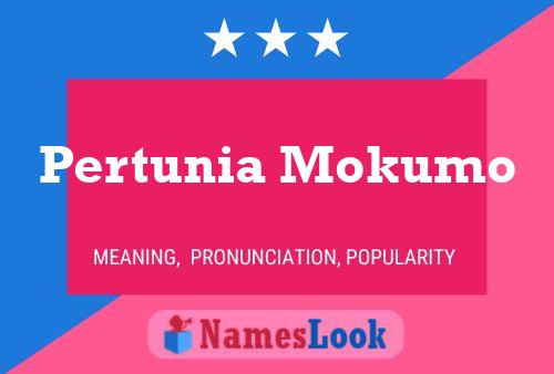 Pôster do nome Pertunia Mokumo