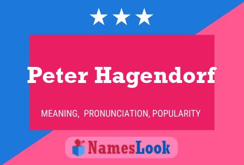 Pôster do nome Peter Hagendorf