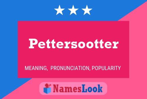 Pôster do nome Pettersootter