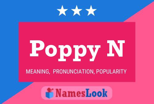 Pôster do nome Poppy N