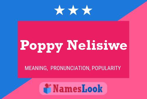 Pôster do nome Poppy Nelisiwe