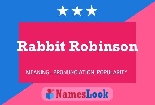 Pôster do nome Rabbit Robinson