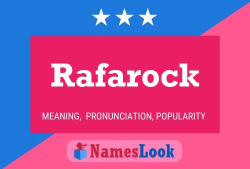 Pôster do nome Rafarock