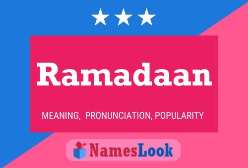 Pôster do nome Ramadaan