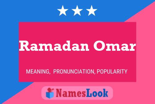 Pôster do nome Ramadan Omar