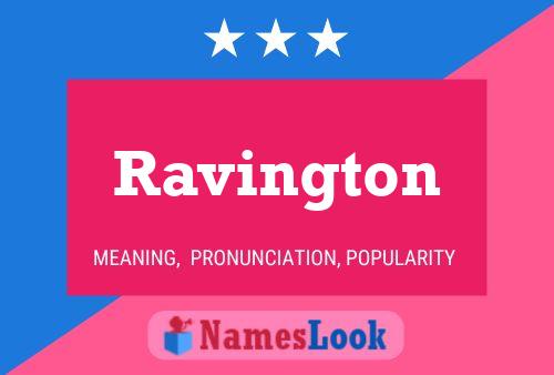 Pôster do nome Ravington