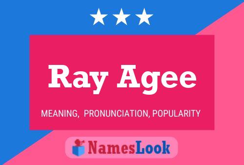 Pôster do nome Ray Agee