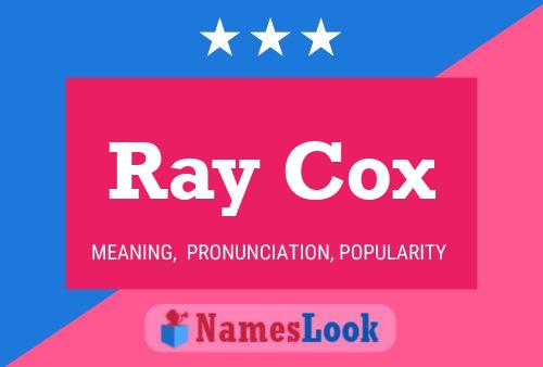 Pôster do nome Ray Cox