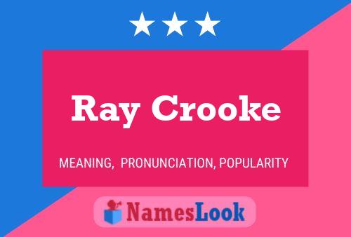 Pôster do nome Ray Crooke