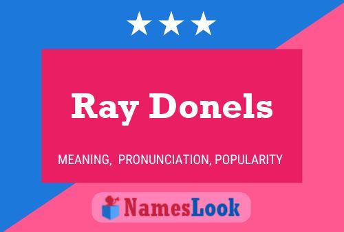 Pôster do nome Ray Donels