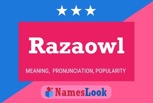 Pôster do nome Razaowl