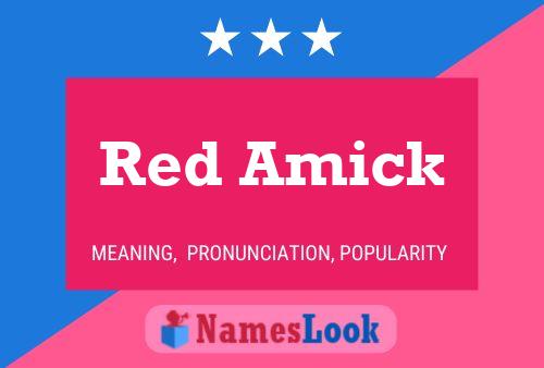 Pôster do nome Red Amick