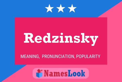 Pôster do nome Redzinsky